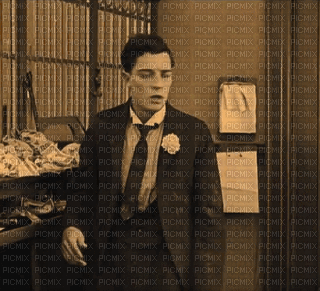 Buster Keaton - Ingyenes animált GIF