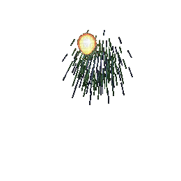 Fuoco d artificio - Animovaný GIF zadarmo