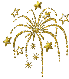 fireworks feuerwerk feu d'artifice  new year silvester  deco  la veille du nouvel an Noche Vieja канун Нового года  tube animated animation gif anime gold glitter - Zdarma animovaný GIF
