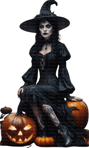 loly33 sorcière halloween - nemokama png