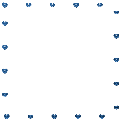 Frame, Frames, Heart, Hearts, Deco, Blue, Gif - Jitter.Bug.Girl - 無料のアニメーション GIF