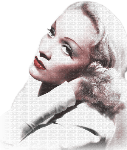 soave woman vintage Marlene Dietrich pink - png ฟรี