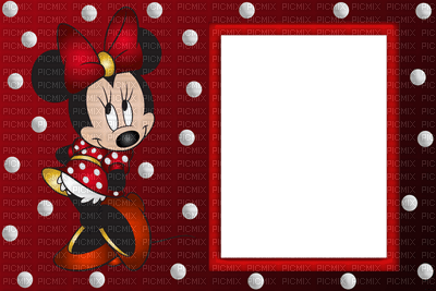 image encre color effet à pois  Minnie Disney edited by me - png ฟรี
