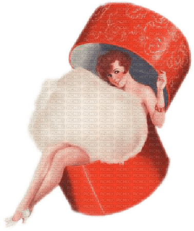 soave woman vintage pin up valentine - zdarma png