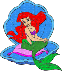 Kaz_Creations Cartoons The Little Mermaid - GIF animé gratuit
