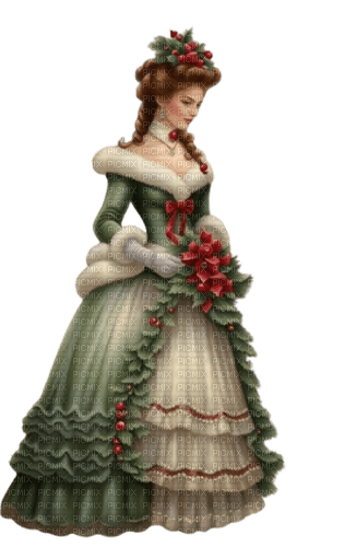 Woman Christmas - png grátis