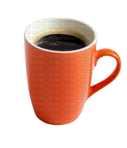 Cup.Café.orange.coffee.Victoriabea - PNG gratuit
