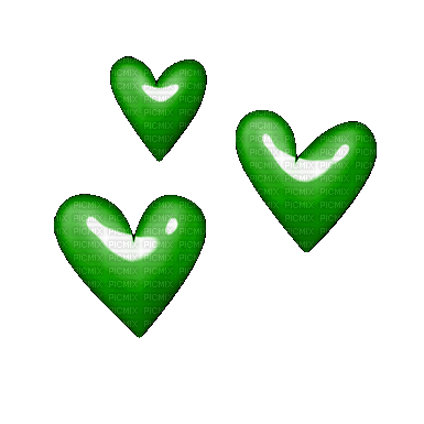 Hearts.Green - nemokama png