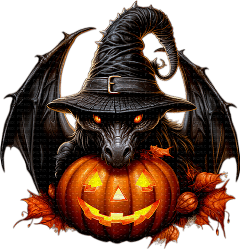 Halloween dragon by nataliplus - Free PNG