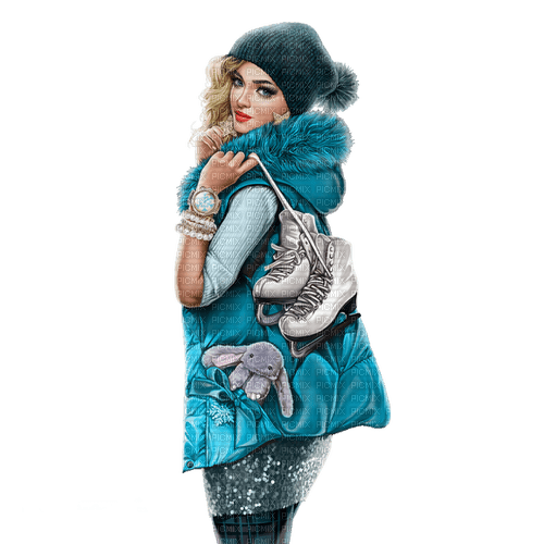winter woman by nataliplus - besplatni png