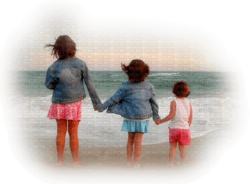 Kaz_Creations Children-Beach-Sea - bezmaksas png
