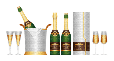 champagne - nemokama png