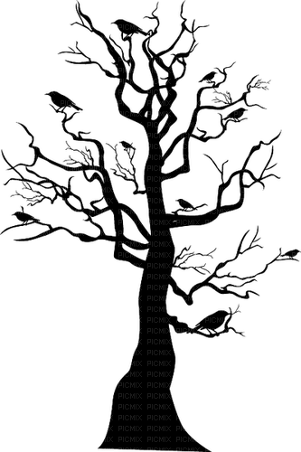black tree  Bb2 - δωρεάν png