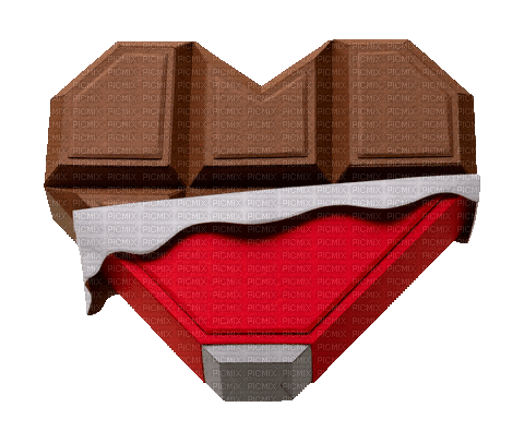 Chocolate Heart - GIF animate gratis