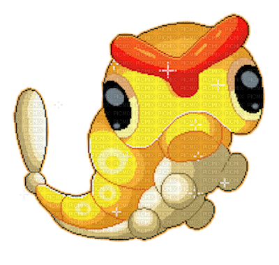 Shiny Caterpie - 無料png