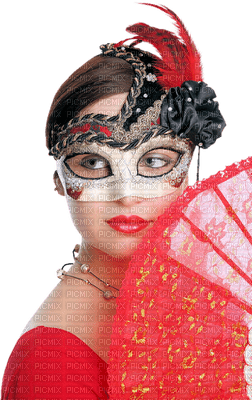 woman with mask bp - png ฟรี