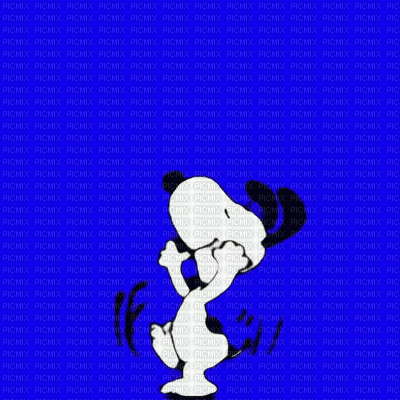Snoopy Loco 04 - GIF animasi gratis