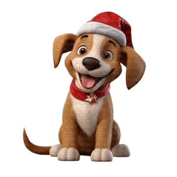 Hund dog christmas - png grátis