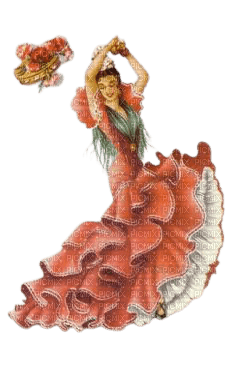 -Flamenco dancer woman Rosalia73 - 免费PNG