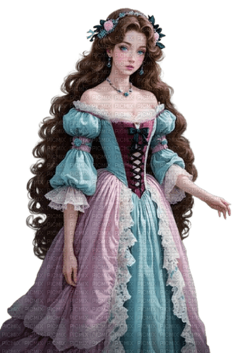 Victorian woman. Leila - ingyenes png