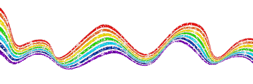 Rainbow Squiggles - Бесплатный анимированный гифка