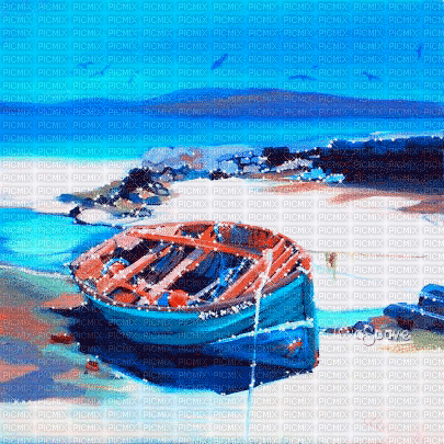 soave background animated summer beach boat - Δωρεάν κινούμενο GIF