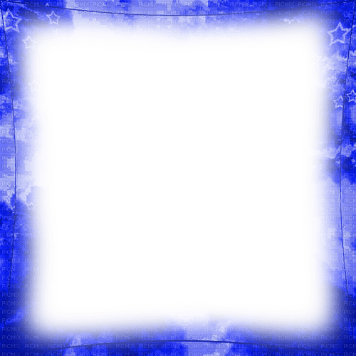 Frame.Stars.Blue - By KittyKatLuv65 - Free PNG