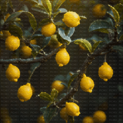 Lemon Tree Branches - Darmowy animowany GIF