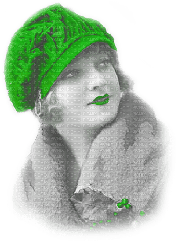 soave woman face vintage christmas  hat winter - δωρεάν png