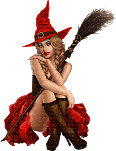 Kaz_Creations Halloween Witch - zadarmo png