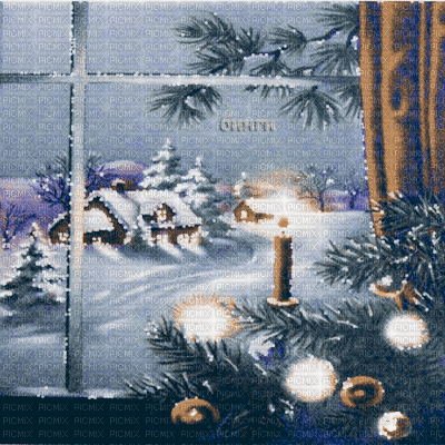 Y.A.M._New year Christmas background - GIF animado grátis