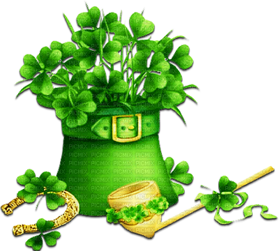 soave patrick st deco hat clover green - безплатен png