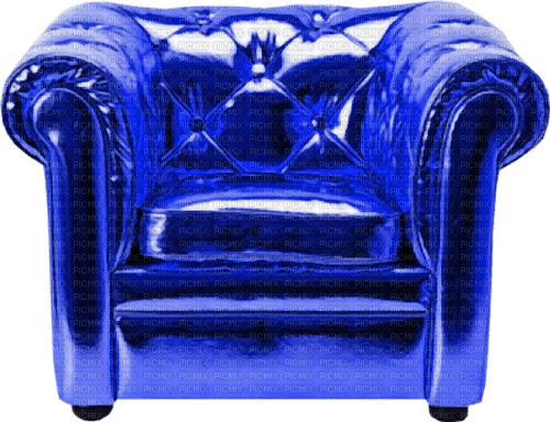 Sessel blau blue - png gratis