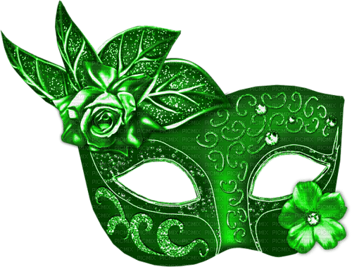 maske grün green - 無料png