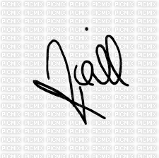 signature Niall - δωρεάν png