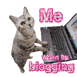 Me when I'm blogging - GIF animé gratuit
