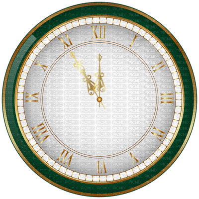 Kaz_Creations Christmas Deco  New Year Clock - δωρεάν png