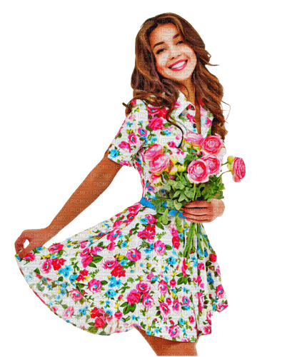 Woman Flower - Bogusia - gratis png