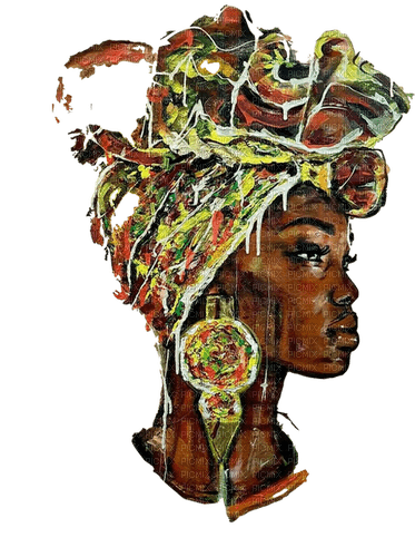 africa woman dolceluna painting african - PNG gratuit