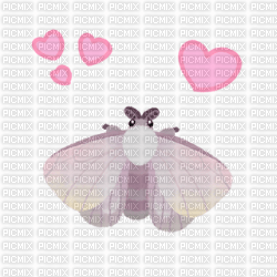 pikaole heart moth - безплатен png