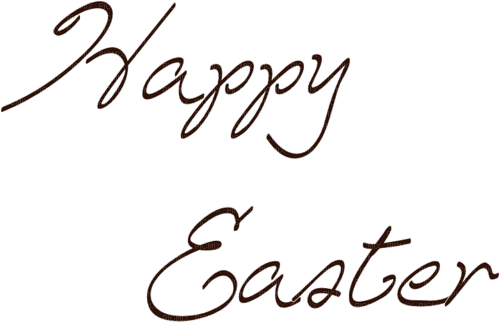 Happy Easter.Text.Victoriabea - png grátis