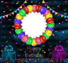 Kaz_Creations Deco Birthday Background Frame - png ฟรี