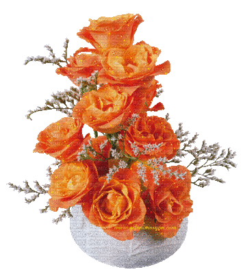 vase of flowers bp - GIF เคลื่อนไหวฟรี