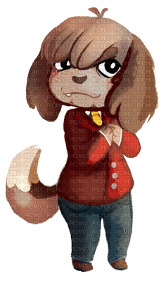 Animal Crossing - Digby - фрее пнг