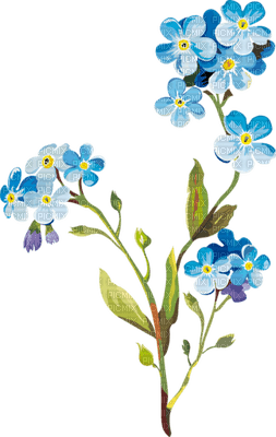 Kaz_Creations Deco Flowers Flower Blue - 無料png
