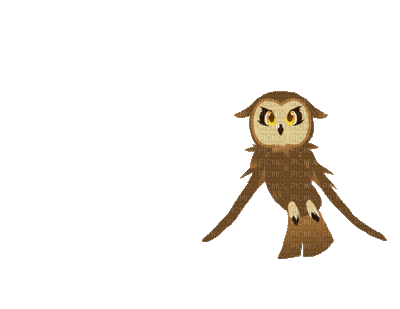 flying owl - GIF animé gratuit