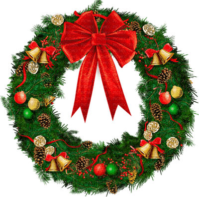 Christmas wreath - zdarma png