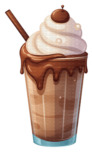 chocolate milkshake Bb2 - Free PNG