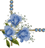 image encre animé effet coin fleurs néon scintillant brille  edited by me - GIF animate gratis