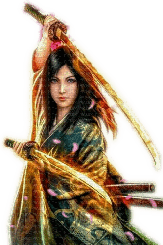 Rena Samurai Kriegerin Art - 免费PNG